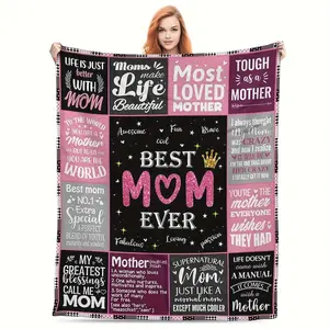 For Mom- Christmas, Mother'S Day, Valentine'S Day, Birthday for Mom from Daughter Son, Present for Mom, Unique Mom'S, Expecting New Mom'S for Women- Throw Blanket