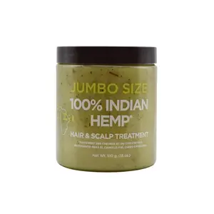 Kuza 100% Indian Hemp Hair & Scalp Treatment - Improves Dry Hair and Scalp Health - JUMBO SIZE 18 oz