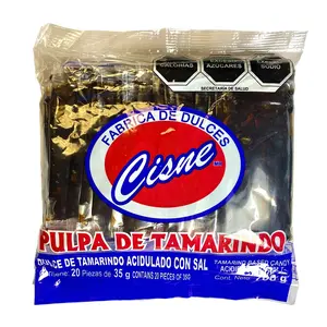 Pulpa de Tamarindo Cisne - 20 Pieces of 35g - 700g - Authentic Mexican Tamarind Snack - Perfect for Sharing or Individual Enjoyment