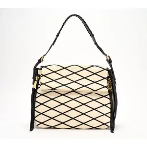 Aimee Kestenberg Leather Bali Double Entry Hobo Bag