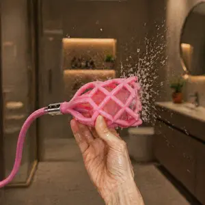 Upgraded Men's Shower Head 3D Printed Luxury Standing Showers Durable and Easy to Install