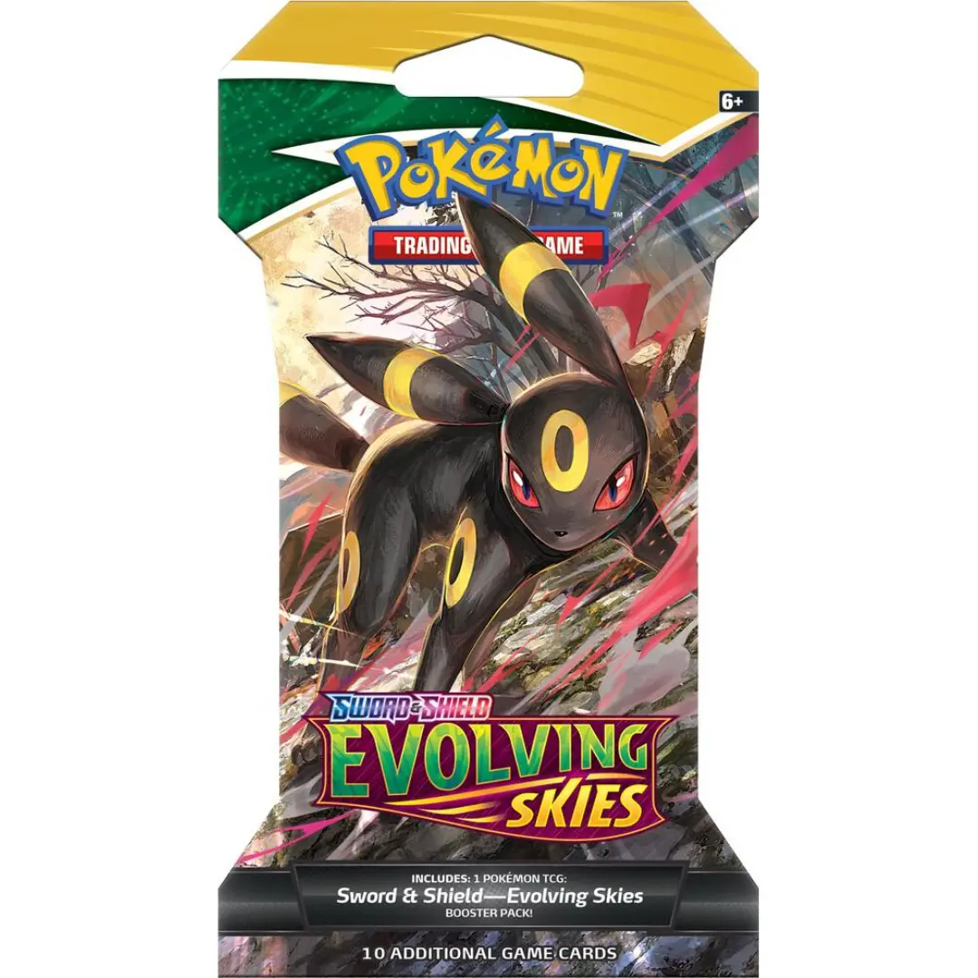 Pokemon Evolving Skies Sleeved Booster Pack Blister (Random Pack Art)
