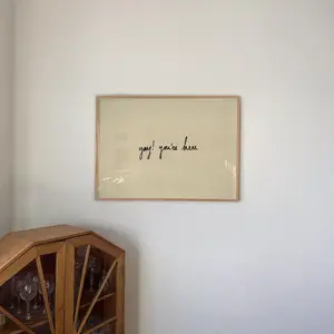 Yay You're Here Print Entryway Wall Art, Guest Room Decor