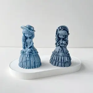 Aromatherapy Plaster Doll Ornament Mold Resin Mold DIY Doll Photo Prop Candle Mold