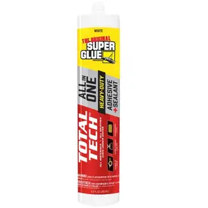 Super Glue & Pacer Tech 260506 9.8 oz Cartridge Sealant, White