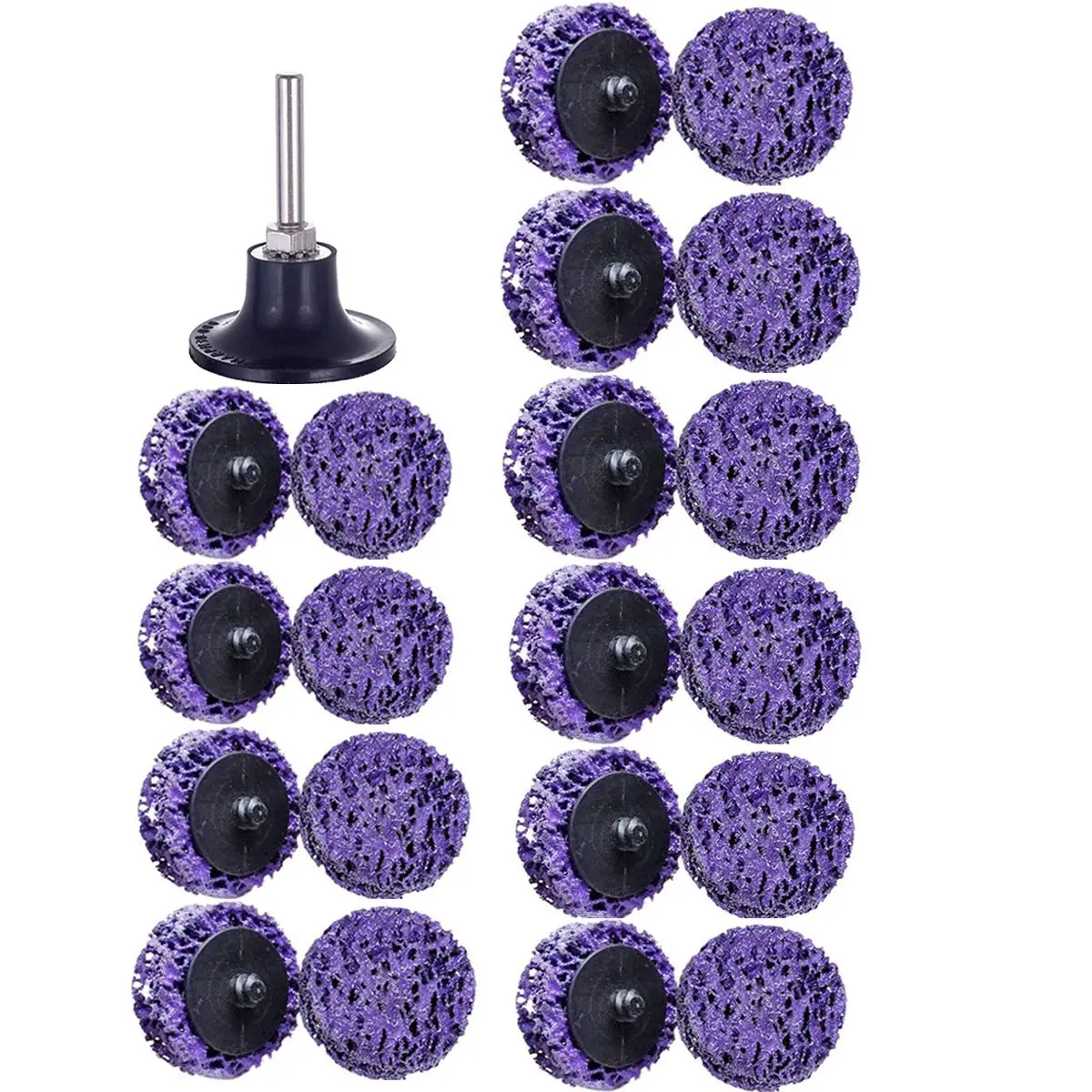 21Pcs/Set 2" Quick Change Easy Strip Discs,Paint Stripping Wheel for Drill,Die Grinder Attachments for Strips Paint,Hand Tools Kits,Tools & Hardware