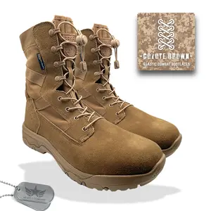 Lacelinks Elastic Combat Bootlaces - High Strength Polyester - Cut to Length 98in
