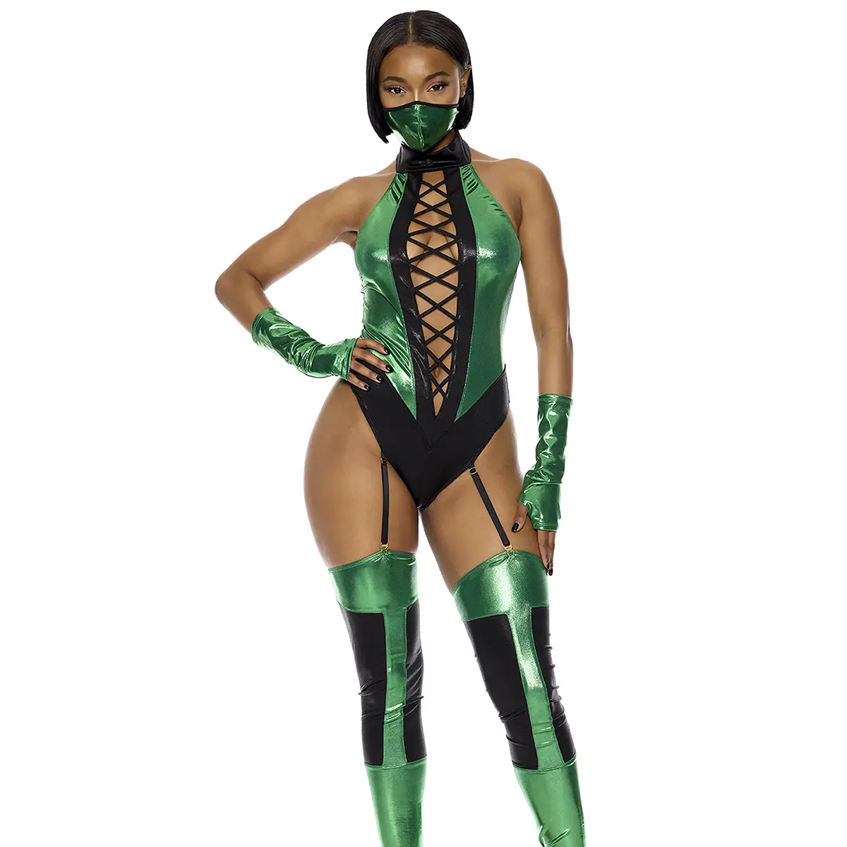 Forplay Women's Halloween Flawless Victory 4-Piece Women's Video Game Character Costume