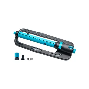 Spring new arrivals Oscillating Sprinkler, Up to 4500 sq. ft. Water Sprinkler for Lawn with 18 Precision Nozzles, 3-Way Adjustable Turbo Oscillating Yard Sprinkler for Large Lawn, Garden, Agricultural Orchard