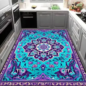 Floral Pattern Kitchen Rug, Non-slip Kitchen Mat, Absorbent & Quick-drying Kitchen Runner, Kitchen Decor, Home Decor