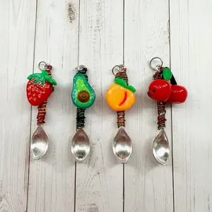 Mini Wire Wrapped Fruit Spoons