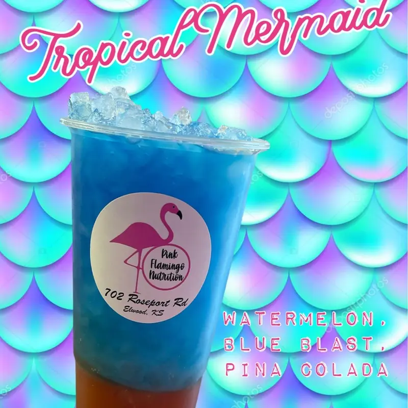 Tropical Mermaid Loaded Tea - 298 mg of Caffeine, Less than 1 Carb, Blue Blast, Watermelon & Pina Colada Flavor Blend - Beverage