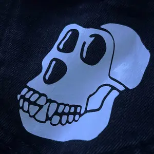 Black smoke BAPEXBAYC Custom black Jacket
