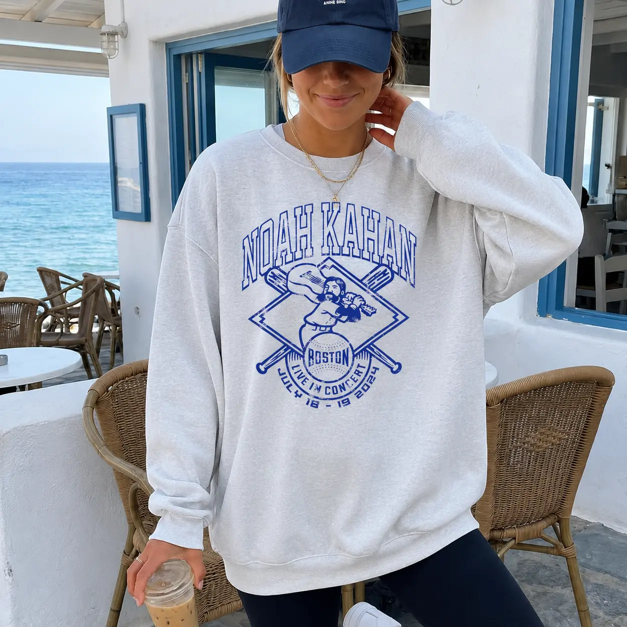 Noah Kahan Fenway Fanatic Crewneck, The Great Divide Tour Merch, Y2K, Gift For Indie Folk Pop Music Lovers Vintage 90s Graphic Gildan Tees Graphic Streetwear