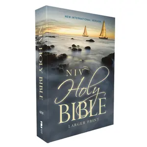 USED-Niv, Holy Bible, Larger Print, Economy Edition, Paperback, Blue, Comfort Print by Zondervan (Paperback)
