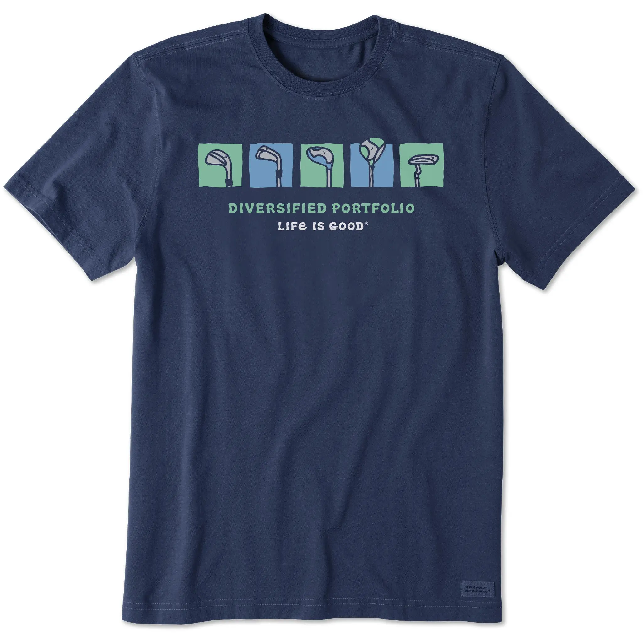 Men's Diversified Portfolio Golf Clubs Short Sleeve Crusher Tee