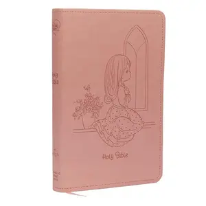 NRSVCE, Precious Moments Bible, Pink, Leathersoft, Comfort Print: Holy Bible