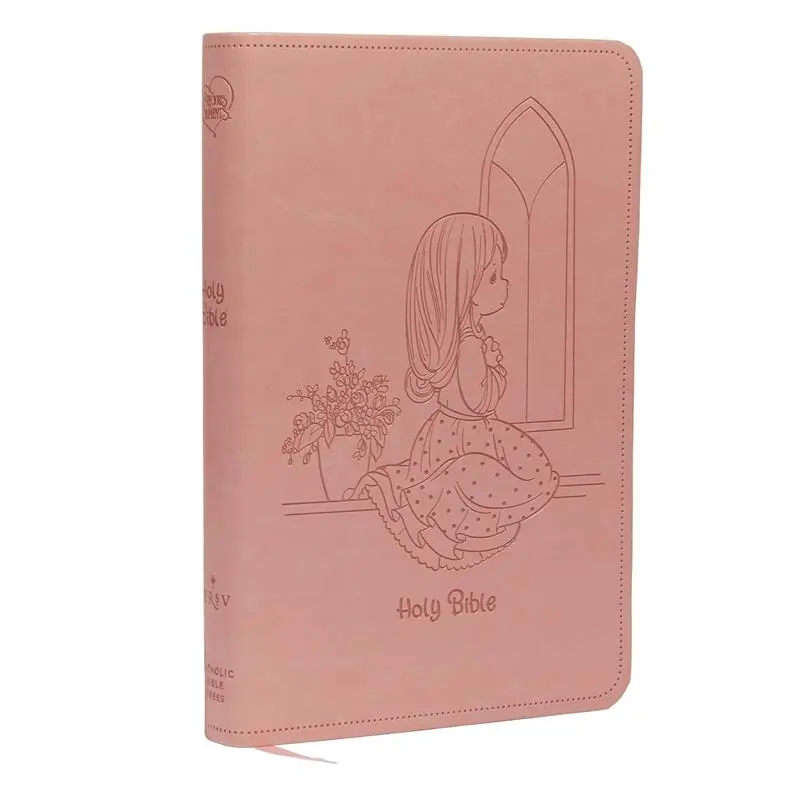 NRSVCE, Precious Moments Bible, Pink, Leathersoft, Comfort Print: Holy Bible