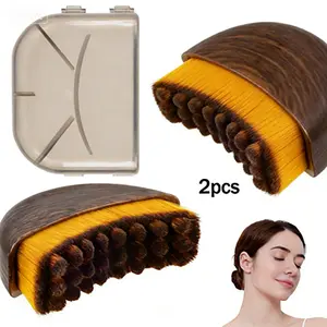 Two sets of lymphatic drainage facial massage brushes, specially designed for chin shaping, ergonomic skin hugging design, dry brush soothing, bidding farewell to facial fatigue.