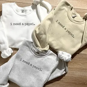 I Need A Pepsi Graphic Crewneck Sweatshirt, Unisex Sweatshirt, Graphic Tee, Pepsi Lover Gift, Vintage Style Sweatshirt