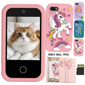 Kids Smart Phone with 2.8" Touchscreen – Dual Cameras, Learning, Music Player & Games – Memory card & Gift box Sets,Toddler Festival，Birthday & Back-to-school season Gift for Boys & Girls Ages 3 4 5 6 7 8 9 10+ – Educational Toy Mobile Phone