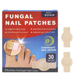 21 Pcs Extra Strength Nail Repair Patches - Overnight Renewal for Damaged, Discolored & Thickened Toenails & Fingernails for Men and Women