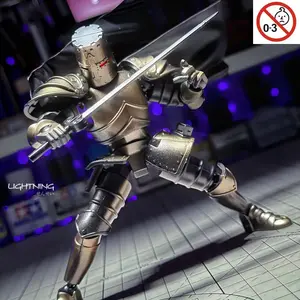 Medieval Knight Action Figure, Multi-joint Movable Knight Figure with Weapons, Collectible Figurine for Enthusiasts, Home Decor