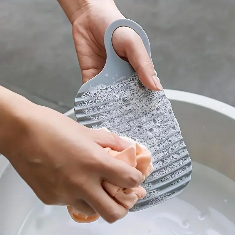 Foldable Washboard, 1 Count Non-slip Mini Hand Wash Scrubboard for Clothes, Laundry Tool for Home, Travel & Outdoor