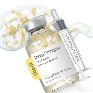 Korean Silk Lifting Peptide Ampoule with Deep Collagen – At-Home Face-Lift Serum for Wrinkle Care, Plumping & Anti-Aging (30ml)