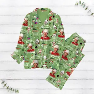 Christmas Vacation Pajamas Set, Santa Pajamas, TV Series Xmas Pajamas, Holiday Pajamas, Matching Family Pajamas, Movie Fan Gifts