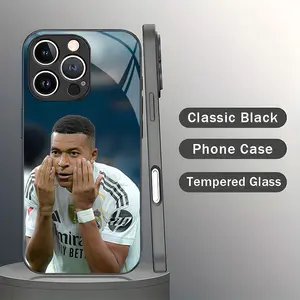 IPhone 17 Promax Mbappé Phone Case Tempered Glass Anti Drop, Anti Sweat Suitable for iPhone 16 15 14 13 12 11 Plus Air Xs Samsung A03-A56 S10-S25 Series Protective Shockproof Rugged Case Protection Football