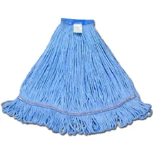 212 MAIN Large Blue Cotton Washable Loop Wet Mop Head