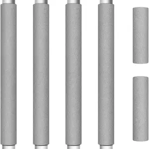 Refrigerator Door Handle Covers, Set of 6, Trimmable, Washable, Appliance Handle Covers, Fridge Door Handle Protector, Get Rid of Dirty Handprints.Timesaver, Decor Accessories (Grey)