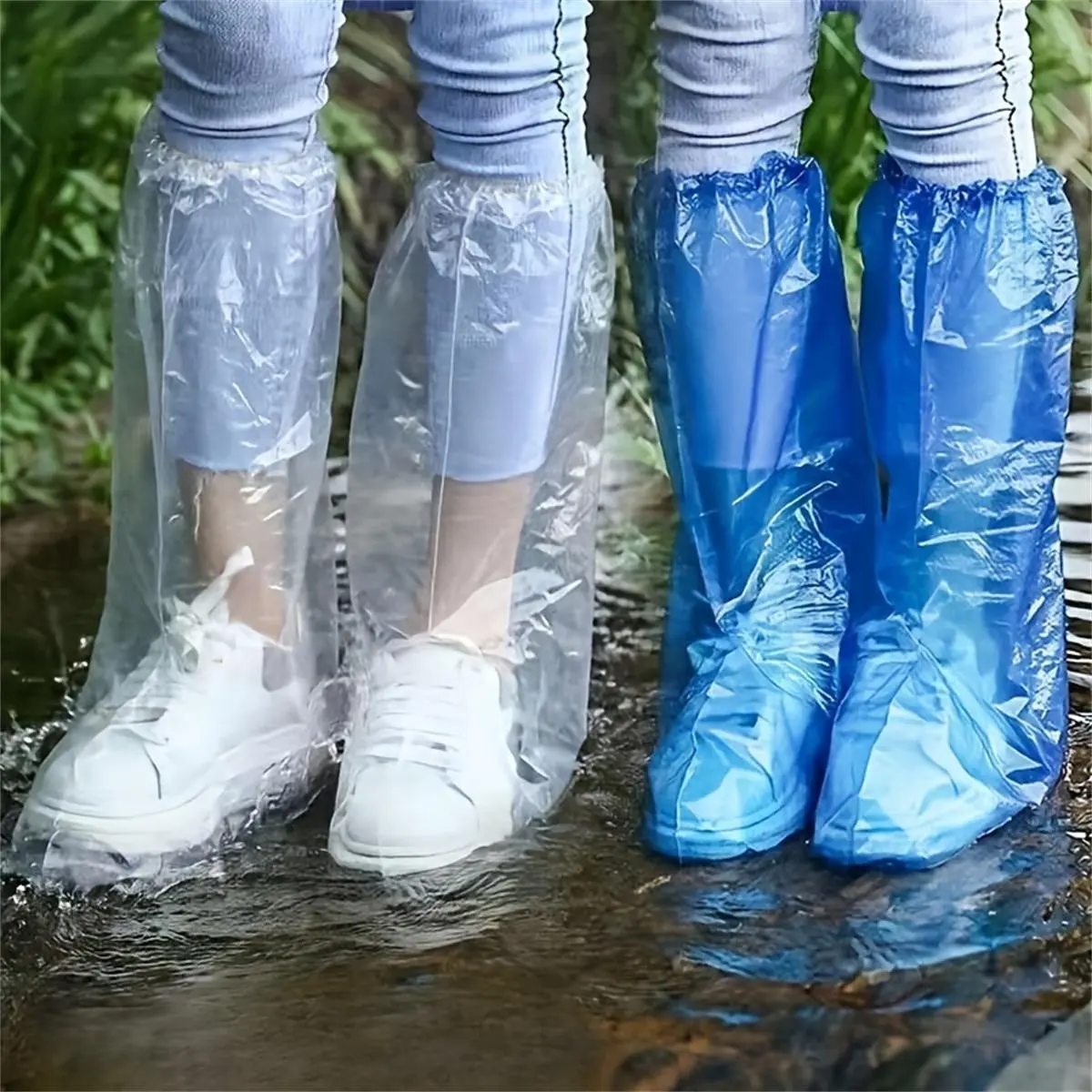 3-5 pair Waterproof Shoe Covers for Outdoor Activities, Durable and Rainy Weather Protection, Ideal for Travel Accessories，Suitable for camping and hiking, Disposable Shoe Covers