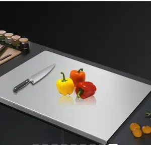 Stainless Steel Chopping Board, Non-slip Kitchen Chopping Board, Kitchen Cutting Board, Kitchen Accessories, Household Kitchen Gadgets