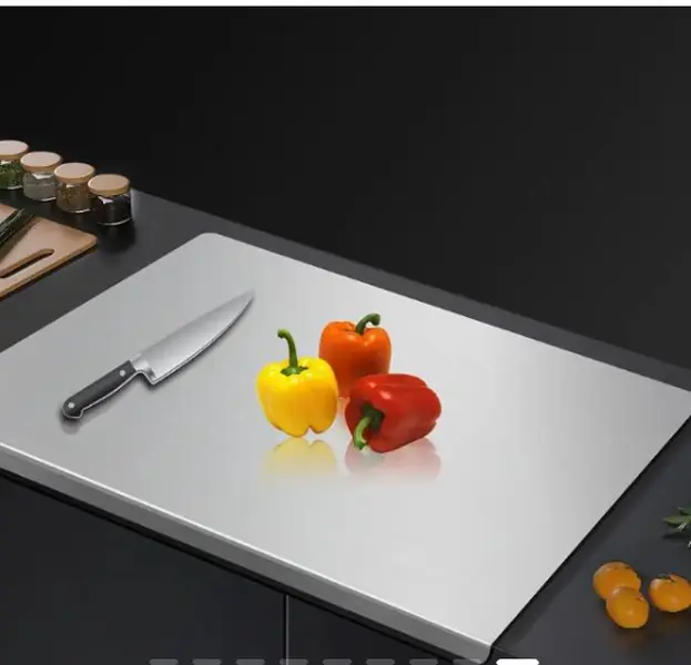 Stainless Steel Chopping Board, Non-slip Kitchen Chopping Board, Kitchen Cutting Board, Kitchen Accessories, Household Kitchen Gadgets