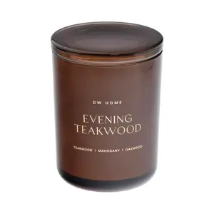 Evening Teakwood Richly Scented Candle 