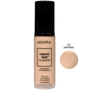 Base de Maquillaje Complete Wear Beige Claro Moira Beauty - Venta al por Mayor 3 Unidades (CWF275)