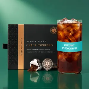 Craft Espresso Iced Coffee I 160mg Caffeine 100% Arabica Sugar-Free No Additives | Gut Friendly Single Serve Hot Iced Cold Brew Coffee