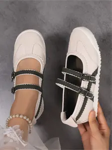 Women's Soft-Sole Mary Jane Style Flats, Retro Casual Shoes for Walking & Daily Wear, Soft Bottom Shoes