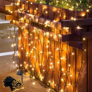 50/100 Solar Lights Outdoor, String Light Fairy Garden Solar LED lamp, Waterproof Outdoor Solar Lights 6V Garland for Christmas Xmas Wedding Holiday Party Home Decoration