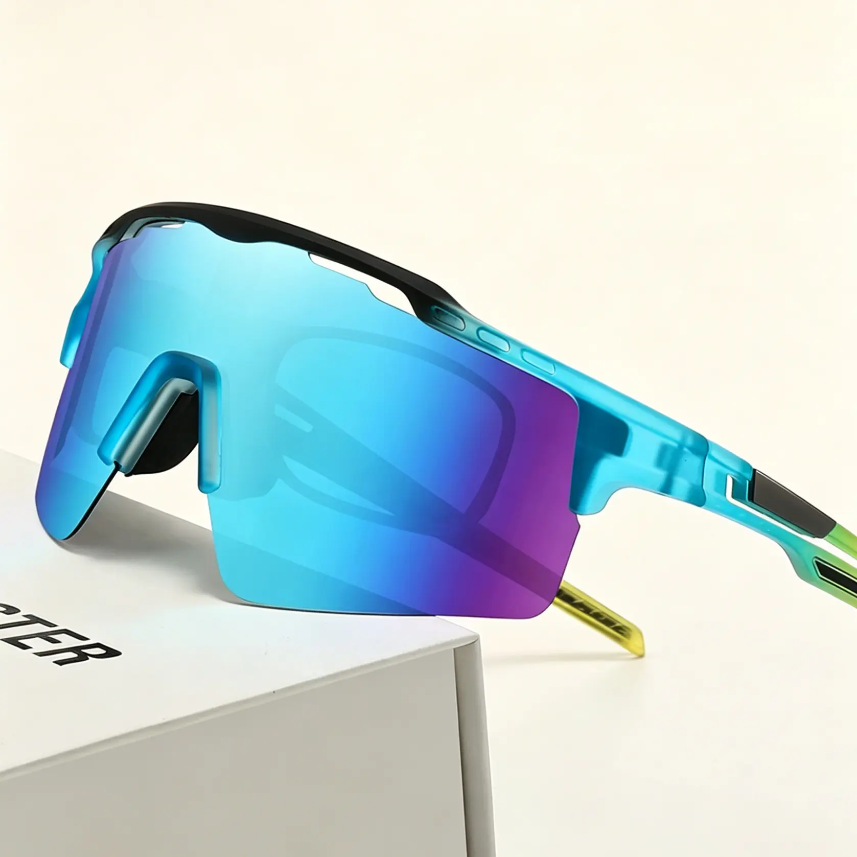 Windproof Cycling Glasses Can Be Paired With Prescription Sunglasses, Stylish Outdoor Sports Sunglasses
