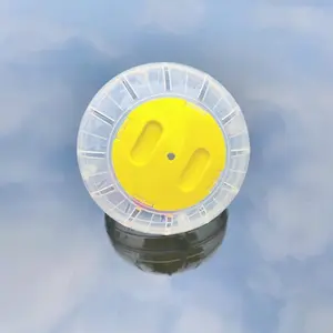 Hamster Exercise Ball Toy, Golden Bear Fitness Crystal Run Ball, Breathable Silent Non-Slip Wheels, Small Pet Escape Prevention Play Ball, Hamster Running Wheel