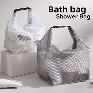 Large Capacity Waterproof Bath Bag, Portable Wet Dry Separated Beach Tote, Lightweight Shower Essentials Bag, Ideal for Swimming, Fitness, Travel, Outdoor Activities