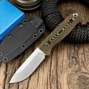 15002 Fixed Blade Survival Knife – 4.2" S30V Steel Blade, G10 Handle with Kydex Sheath| For Camping & Hunting