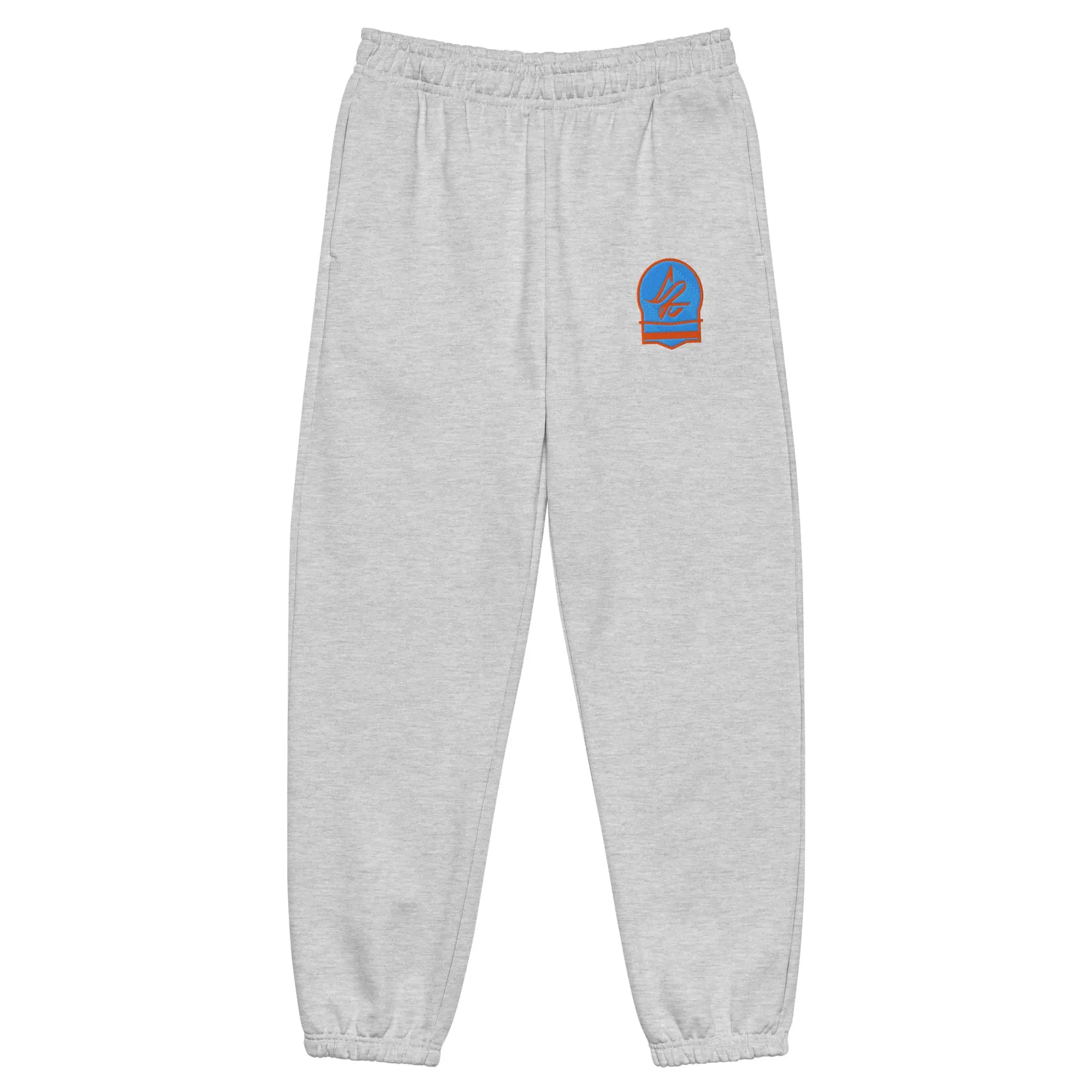 LONGᴚUN Crown  Heavyweight sweatpants- Aqua/Teal/Orange