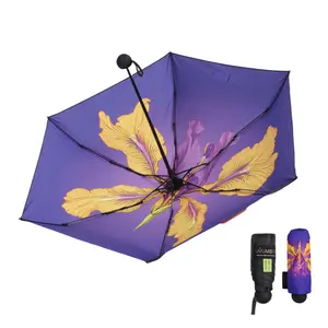 Mini Compact Folding Travel Umbrella – Lightweight, Portable, UV Protection Sunshade, Waterproof, Windproof & Durable