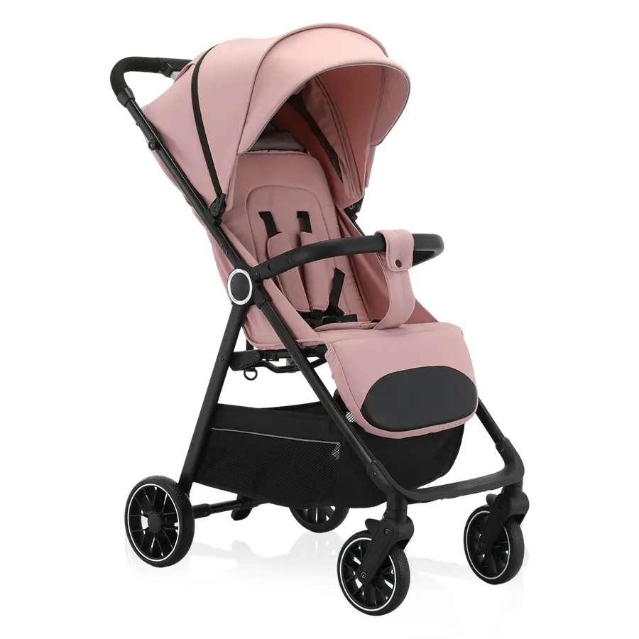 Lightweight Baby Stroller, All-Round Stroller for Babies 0-3 Years Old: One-Click Fold, Zippered Extended Sun Canopy, Only 11.68 lbs, Features Large Storage Basket,  Suitable for Travelling #sohochic