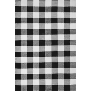 Rylie Buffalo Plaid Flatweave Area Rug