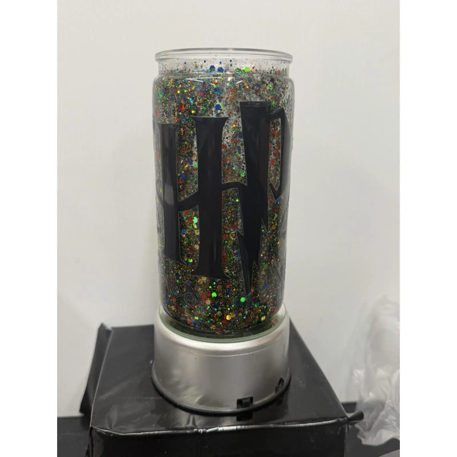 HP Snow Globe Tumbler with Glitter and HP Logo